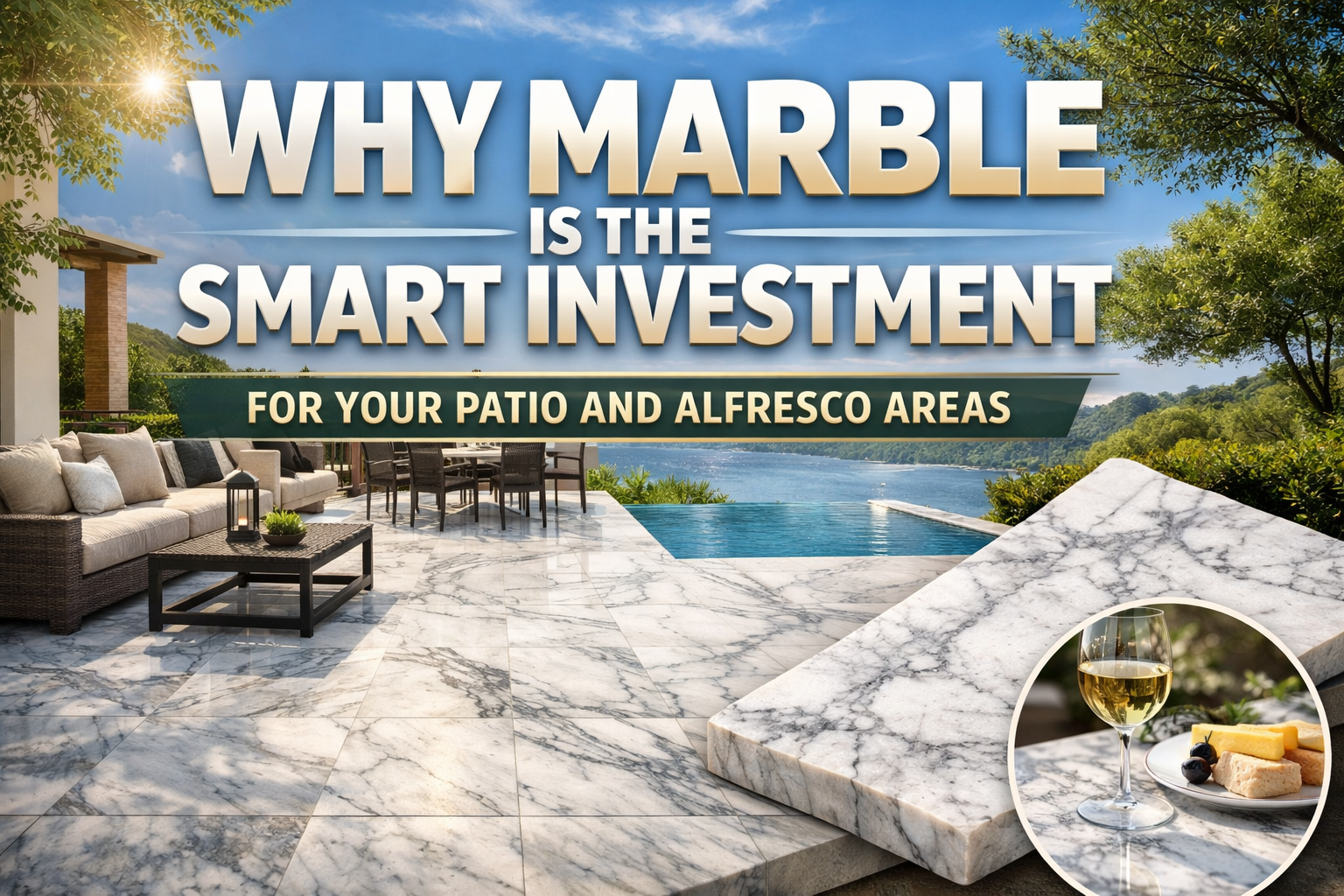 Why Marble is the Smart Investment for Your Patio and Alfresco Areas