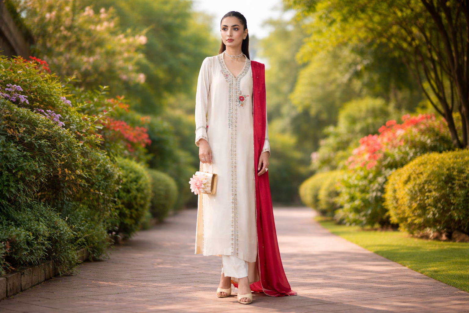 Embroidered Silk Dress: The Perfect Fusion of Tradition and Glamour
