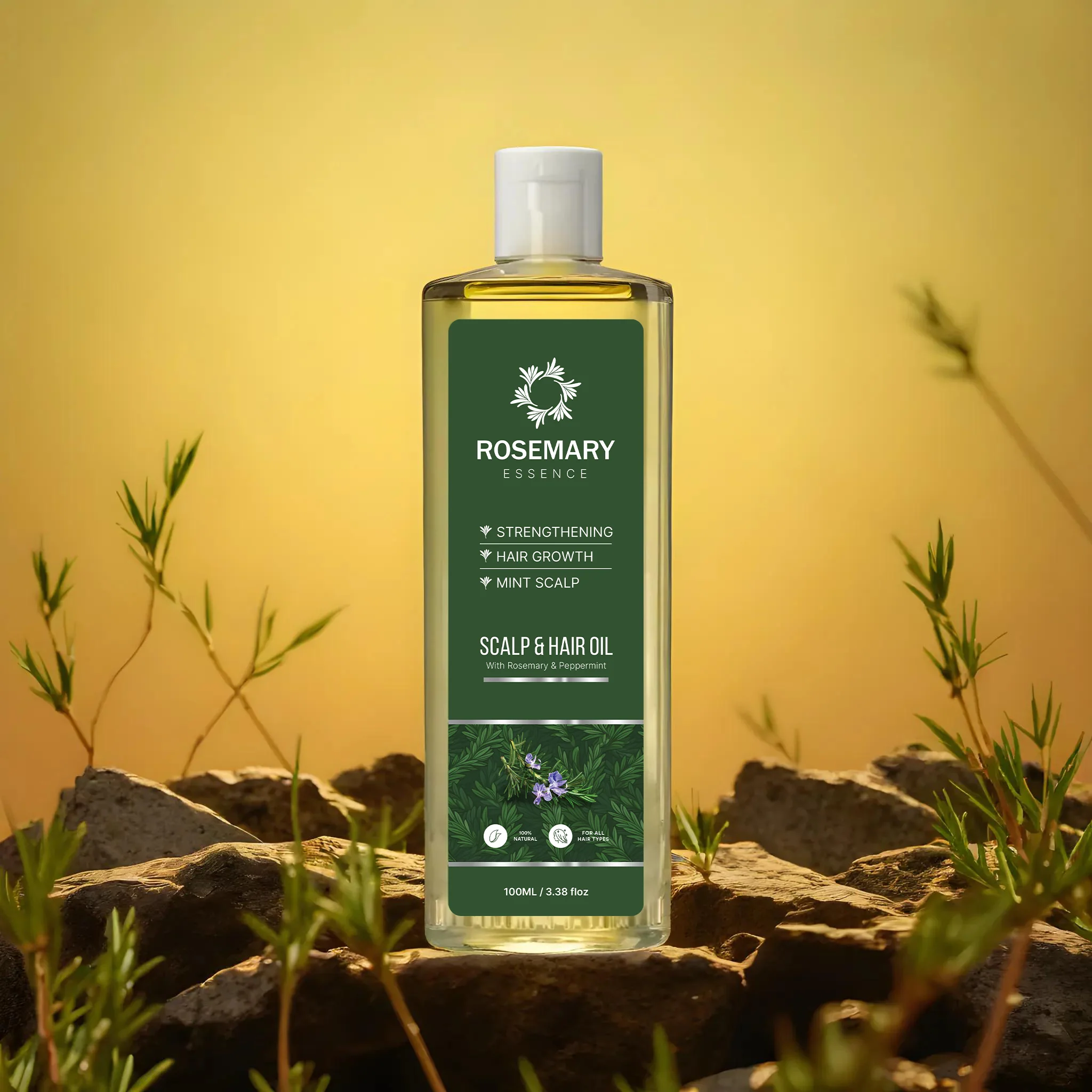 Rosemary Hair Oil for Strengthening & Hair Growth – Natural Hair Care Solution in Pakistan