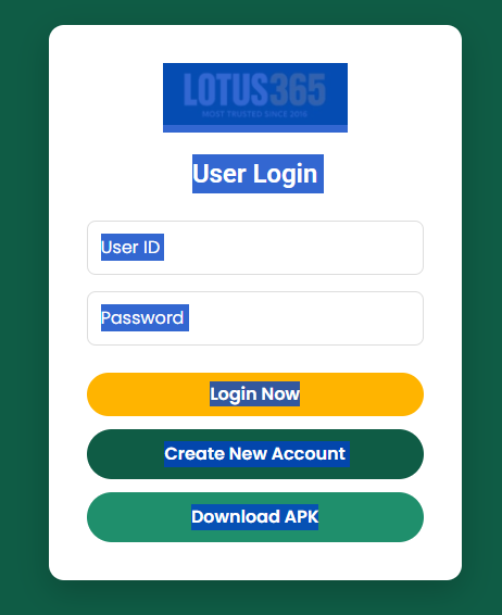 Lotus365 Blue App – Download for Mobile Betting
