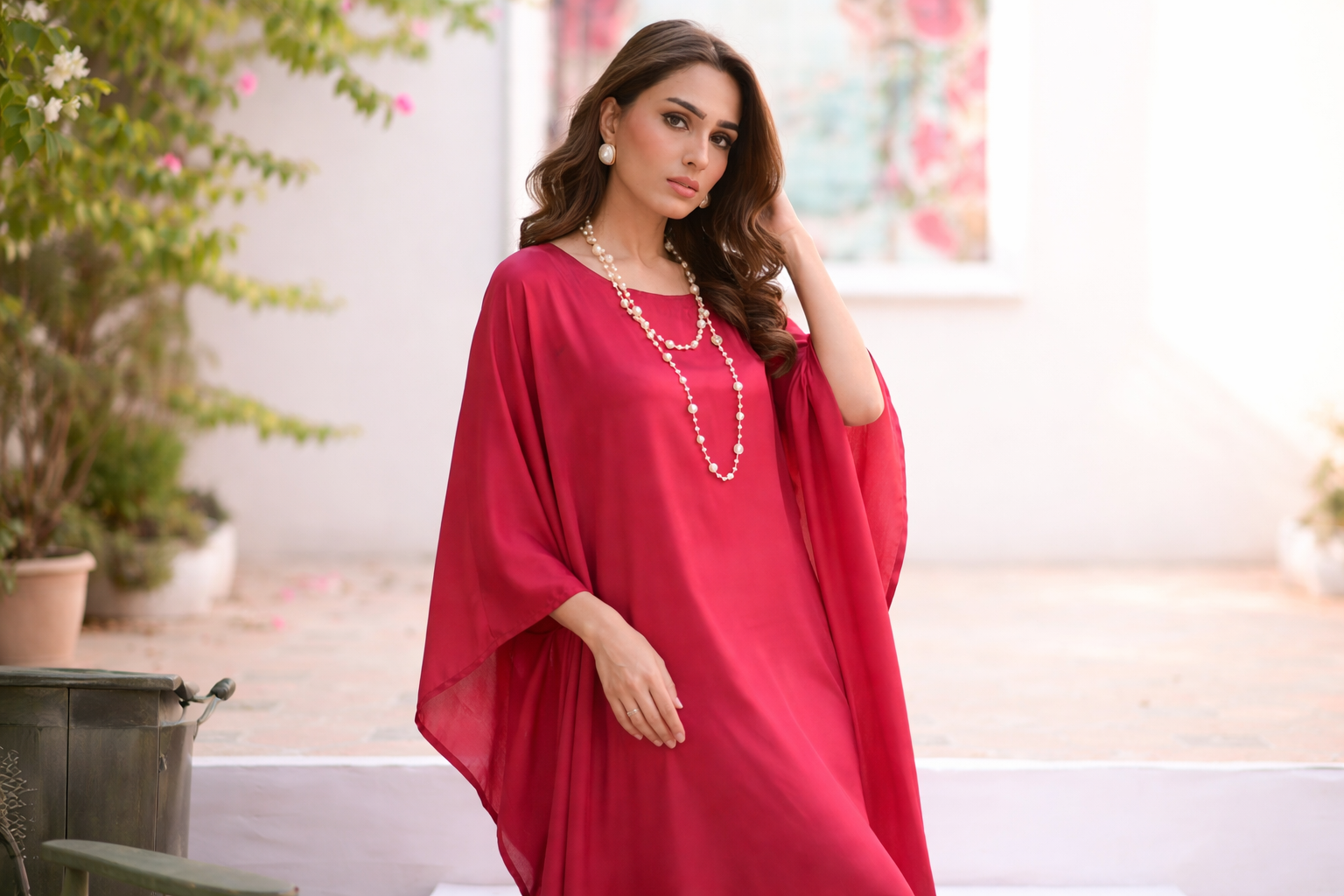 Stylish Women’s Party Wear Guide: Silk Kaftan Dresses