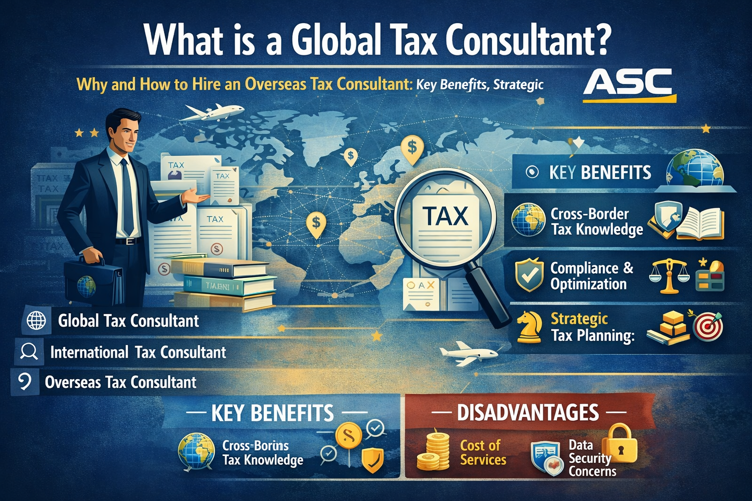 What is a Global Tax Consultant? Why and How to Hire an Overseas Tax Consultant: Key Benefits, Strategic Advantages, and Disadvantages