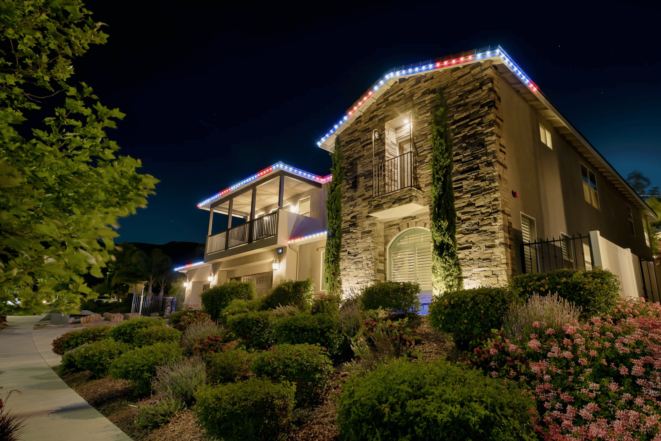 How Permanent Outdoor Lights Improve Langley’s Home Security