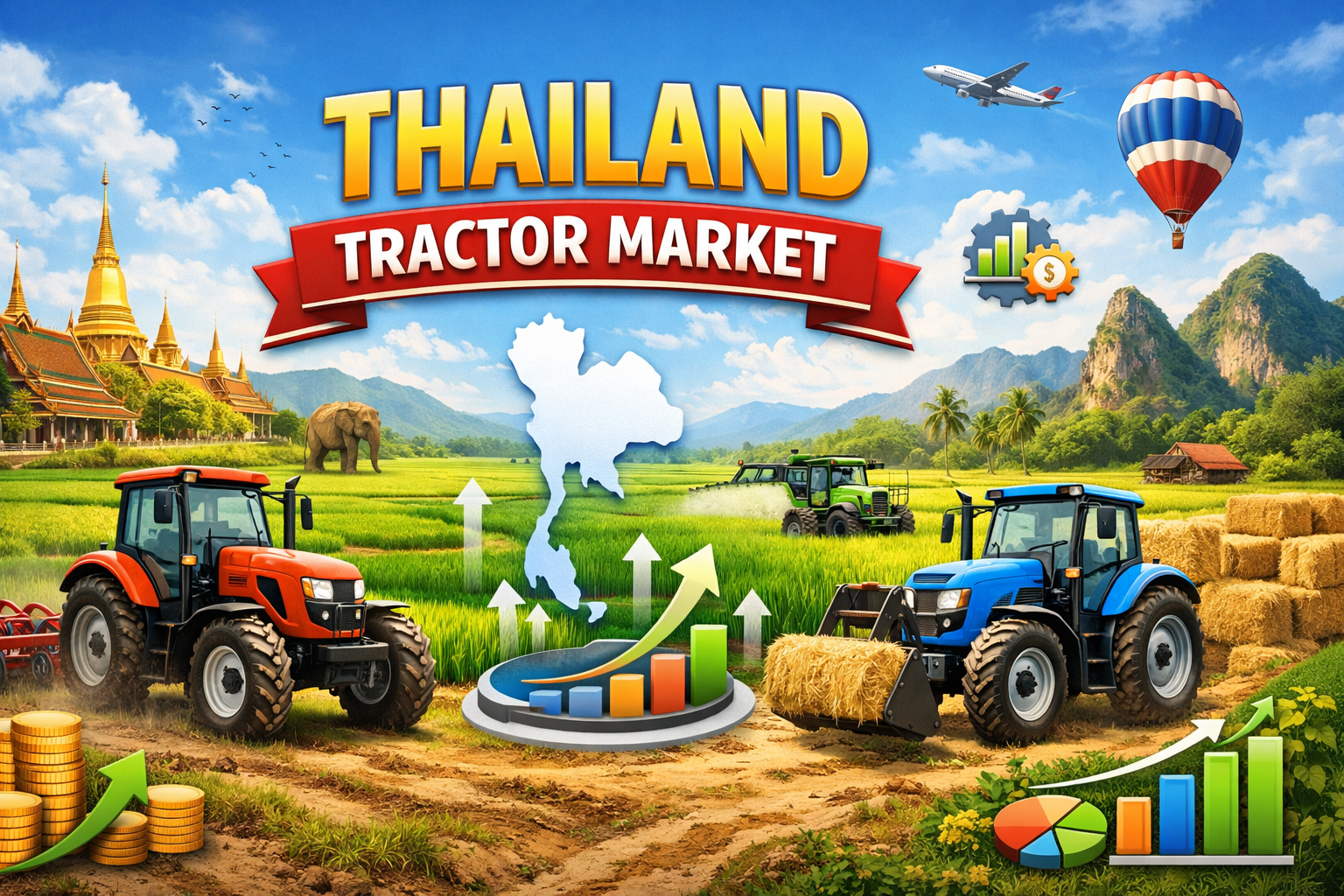 Thailand Tractor Market: Farm mechanization increasing on a consistent basis.