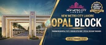 Your Dream Plot at New Metro City Lahore Opal Block