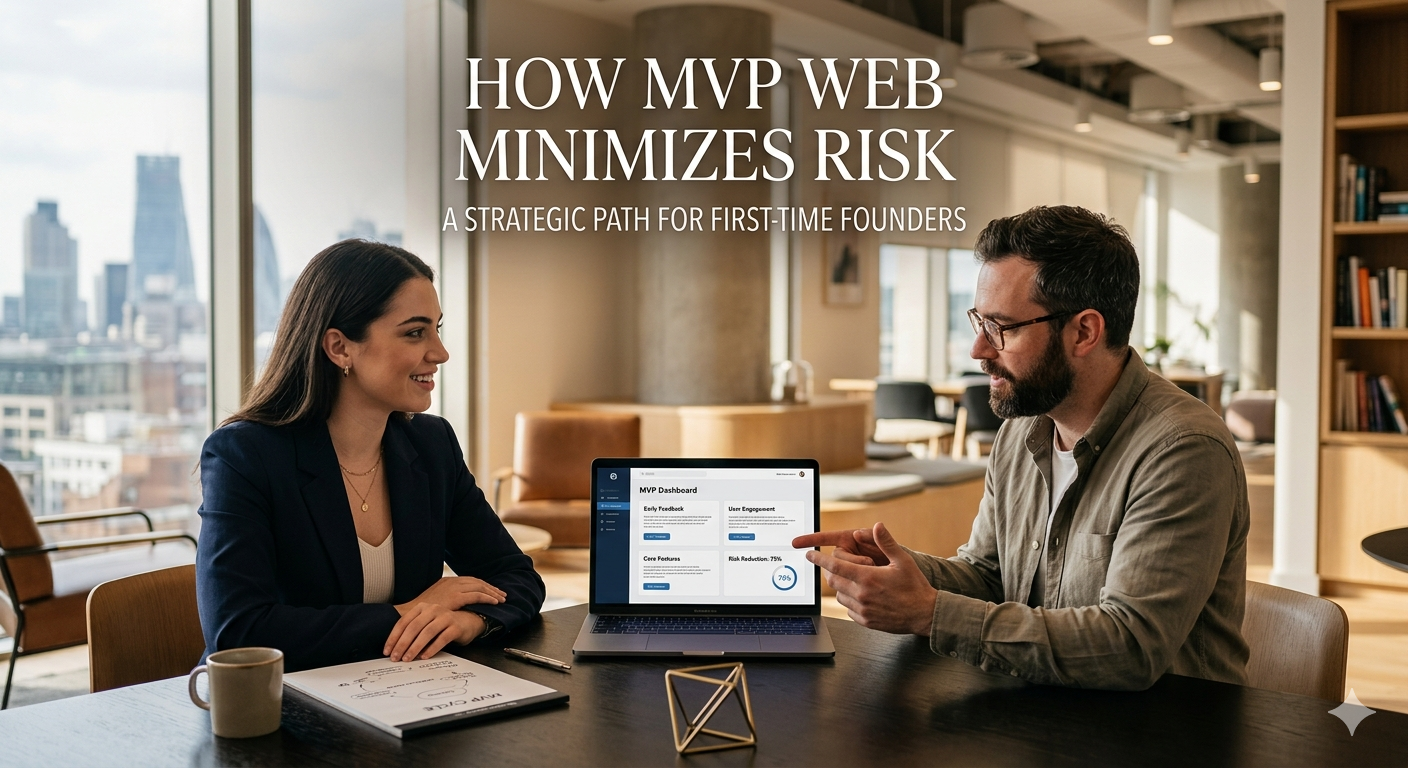 How MVP Web Development Minimizes Risk for First-Time Founders