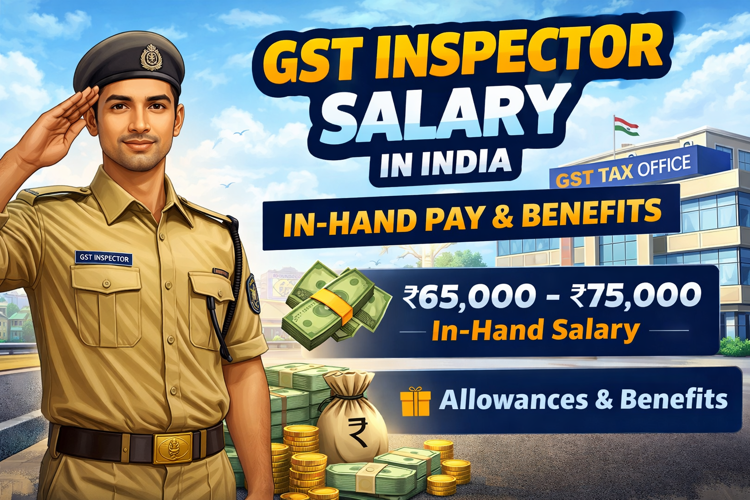 GST Inspector Salary in India: In-Hand Pay & Benefits