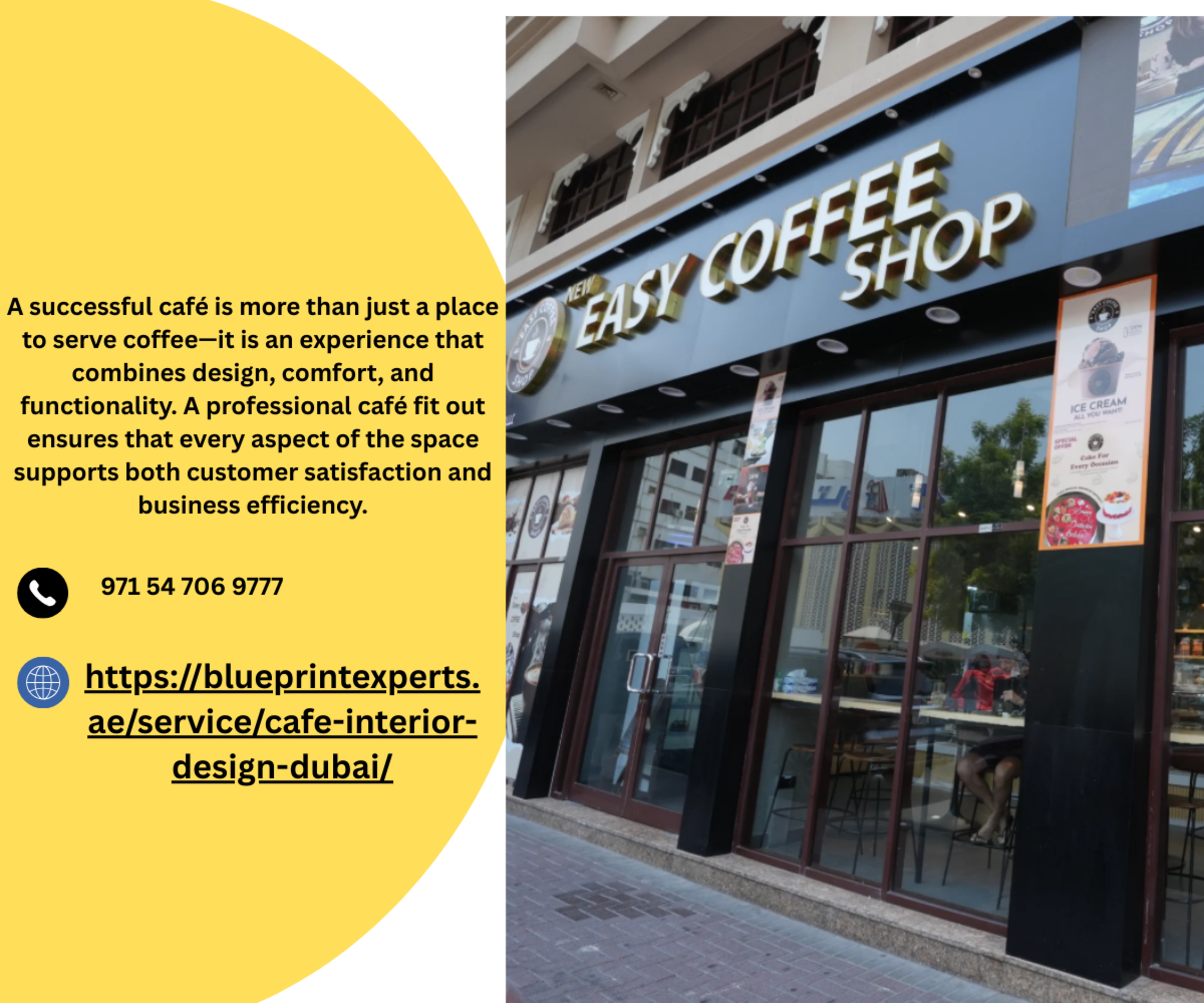 Cafe Interior Design Consultants & Fit-Out Services in Dubai
