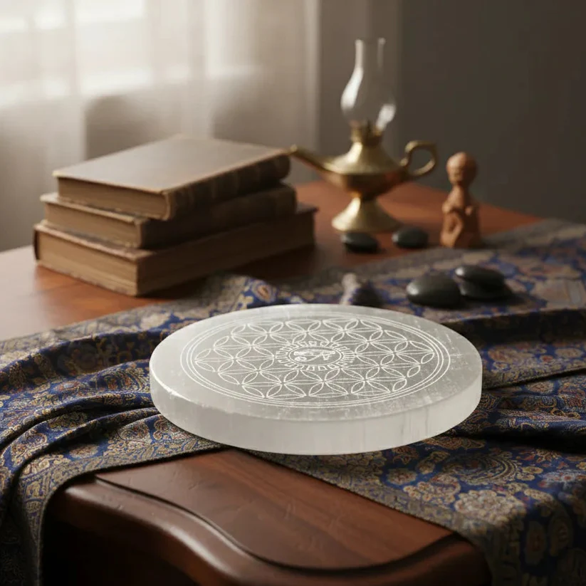 Selenite Plate: A Powerful Tool for Energy Cleansing and Spiritual Harmony