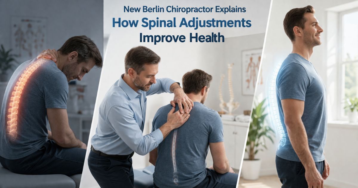 New Berlin Chiropractor Explains How Spinal Adjustments Improve Health