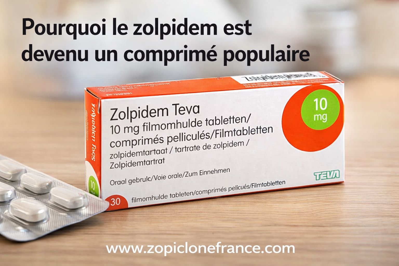 Pourquoi le zolpidem est devenu un comprimé populaire