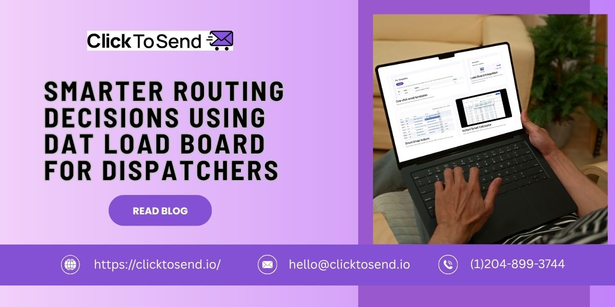 Smarter Routing Decisions Using DAT Load Board for Dispatchers