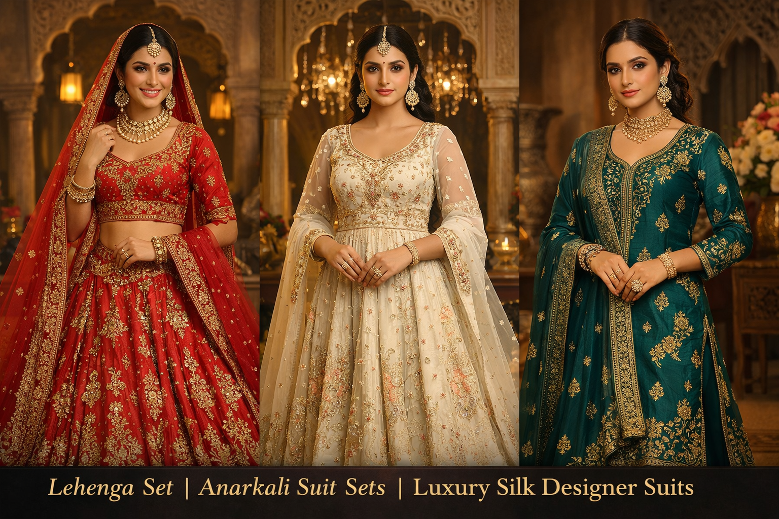 Fashion Guide 2026: Lehenga Set, Anarkali Suit Sets & Luxury Silk Designer Suits