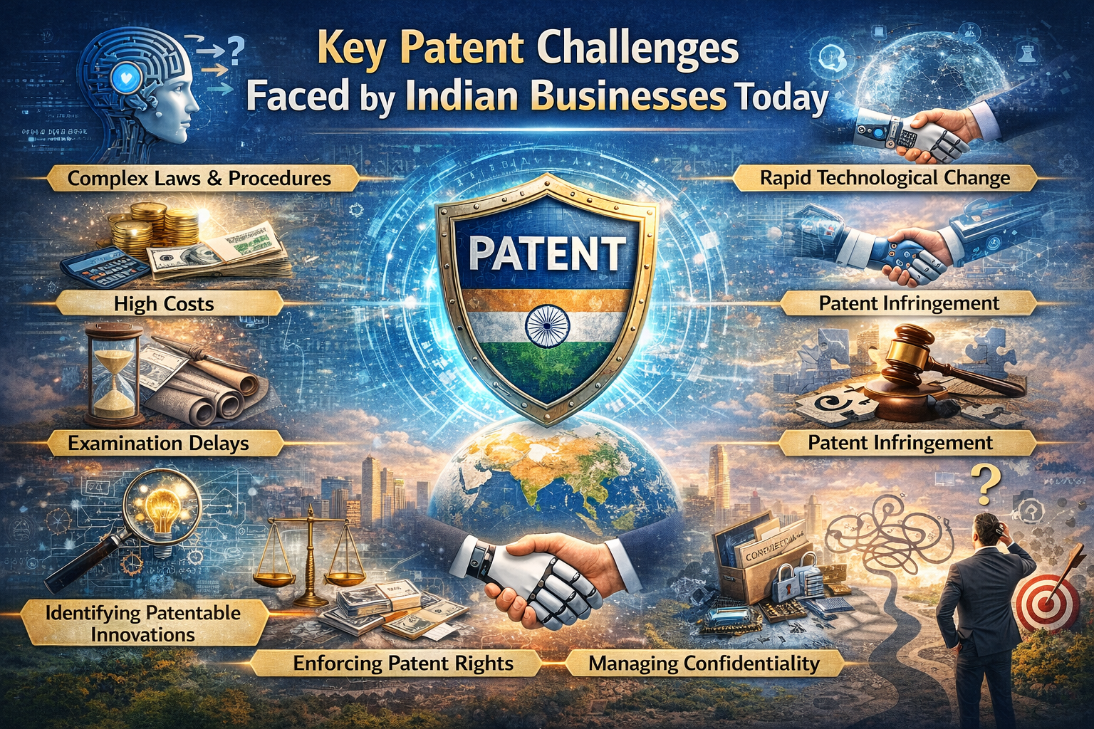 Key Patent Challenges Faced by Indian Businesses Today