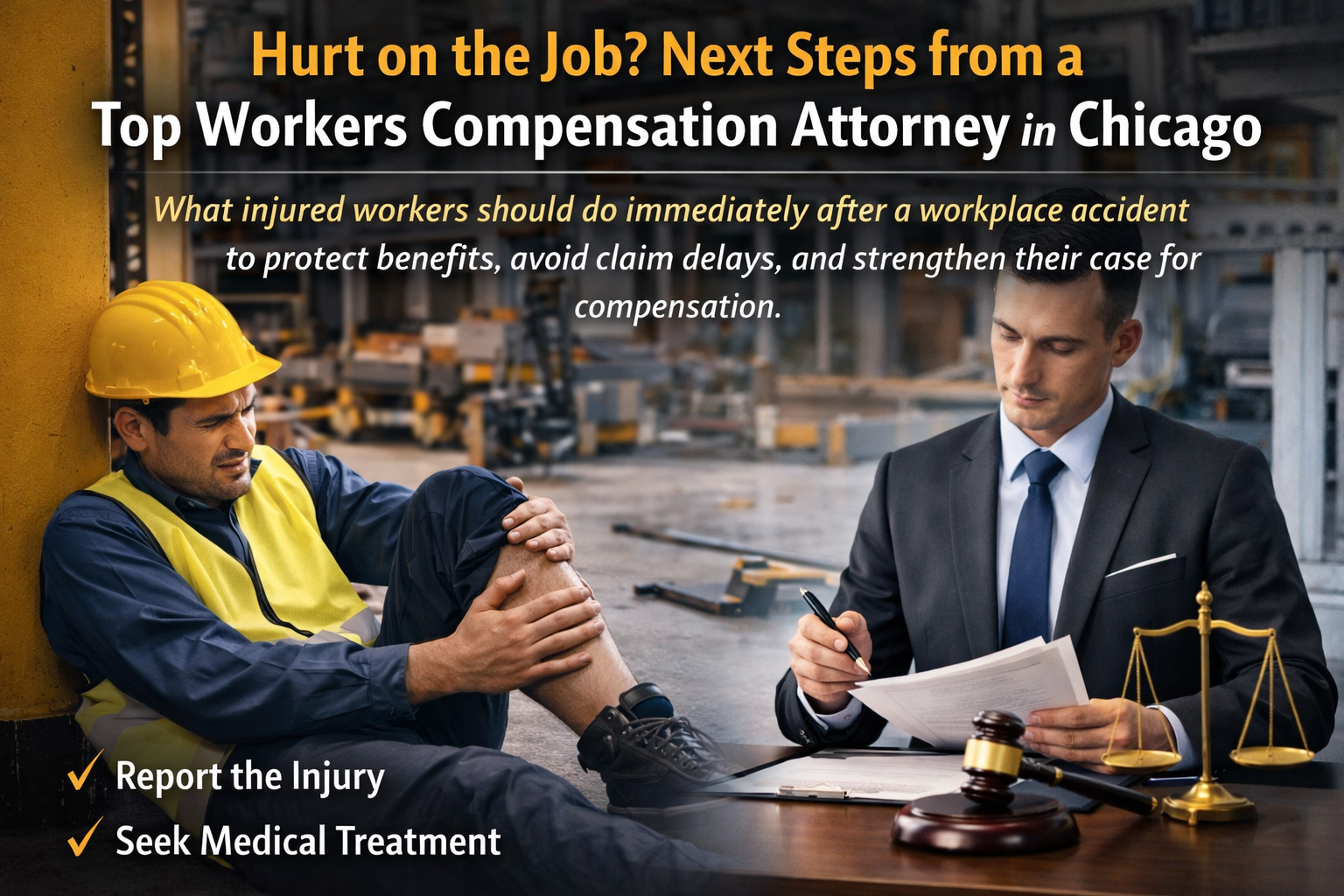 Hurt on the Job? Next Steps from a Top Workers Compensation Attorney in Chicago
