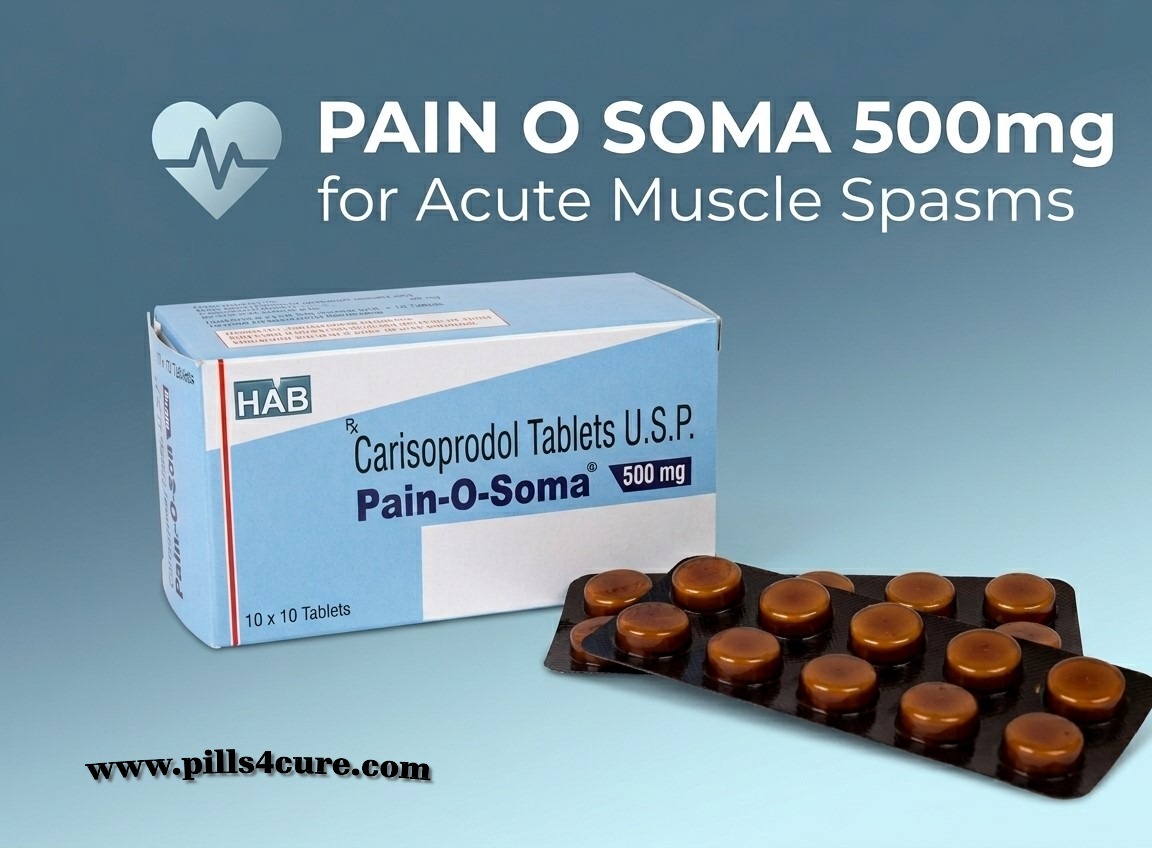Pain O Soma 500mg for Acute Muscle Spasms: Complete Friendly Guide