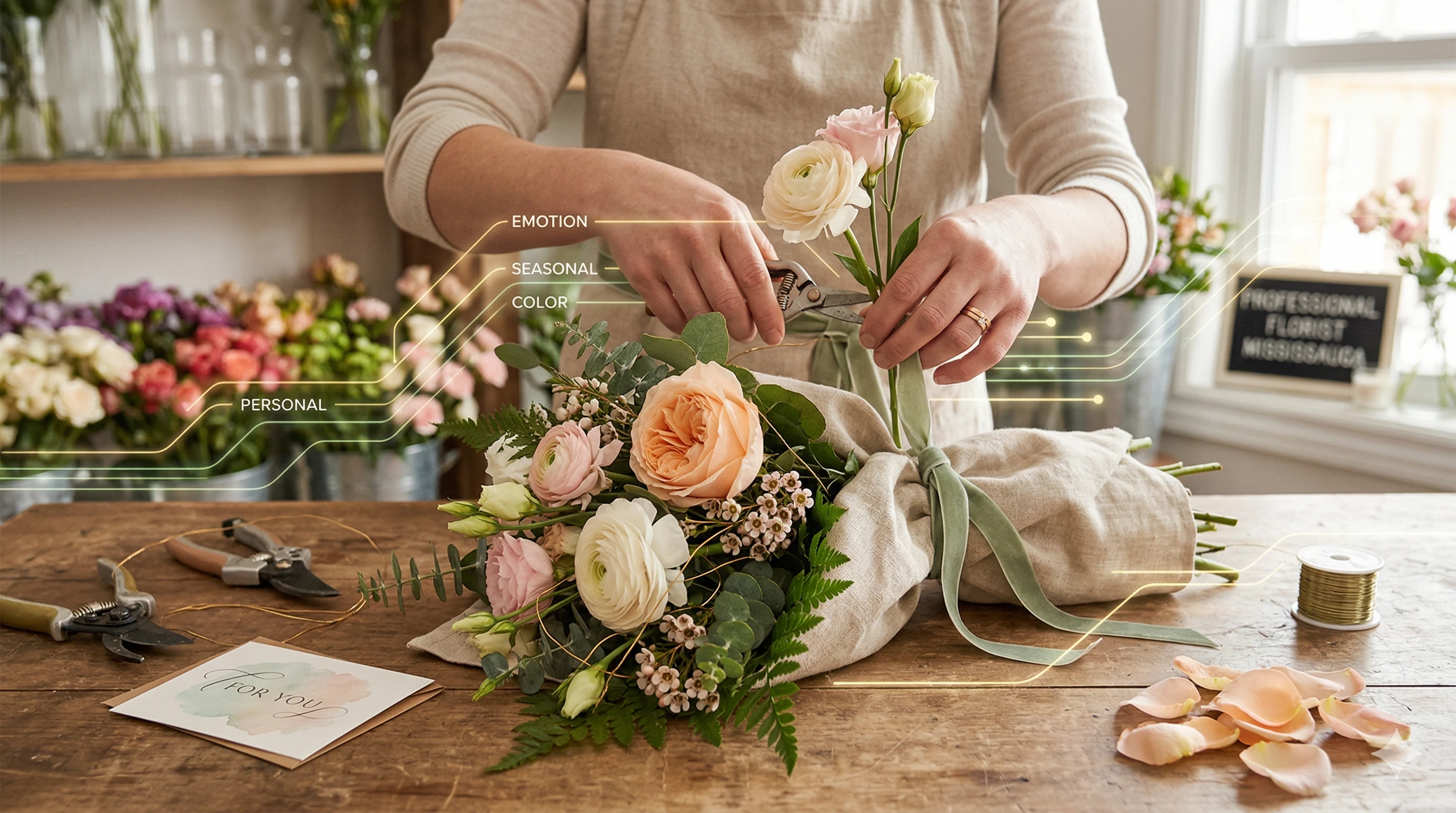 The Little Details Behind a Beautiful Bouquet