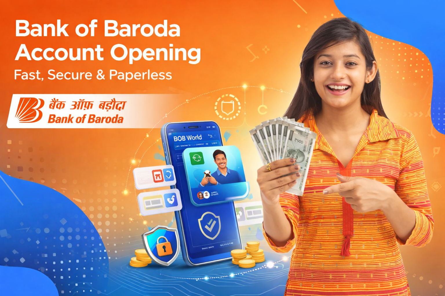 Quick and Convenient Banking with Bank of Baroda Account Opening
