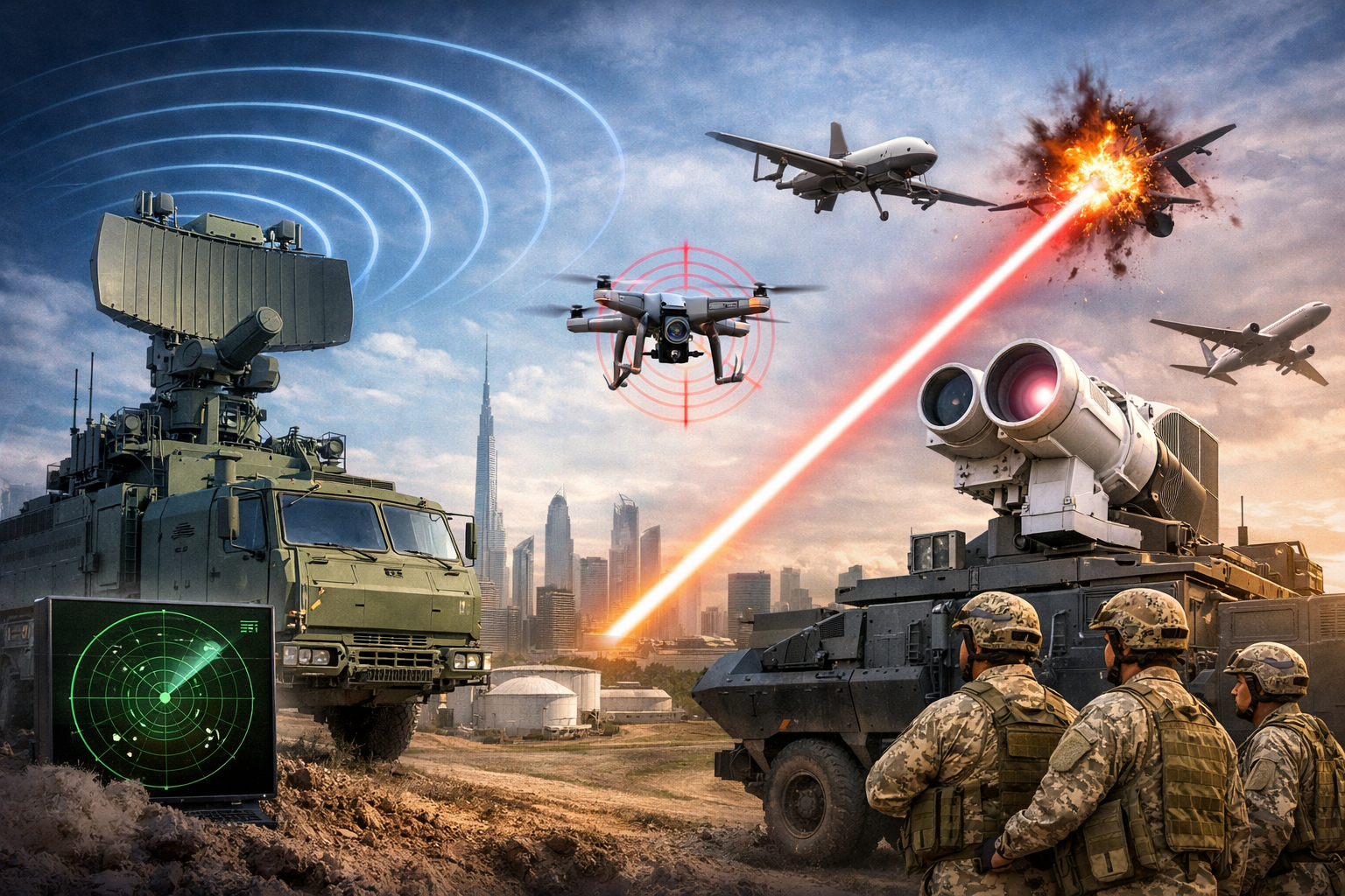 UAE Defense Systems Against Drones – Radar and Laser Technology Guide