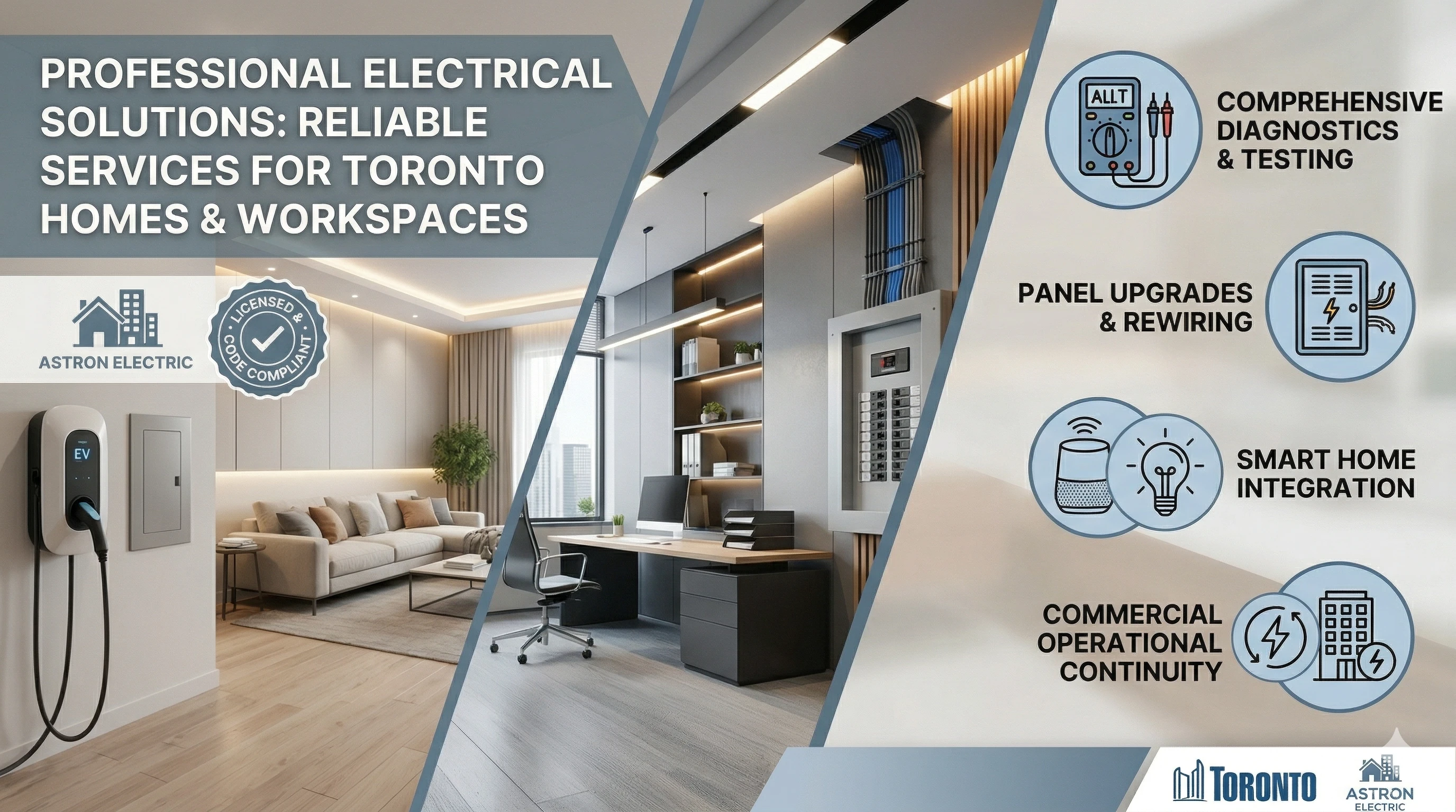 Professional Electrical Solutions: Reliable Services for Toronto Homes & Workspaces