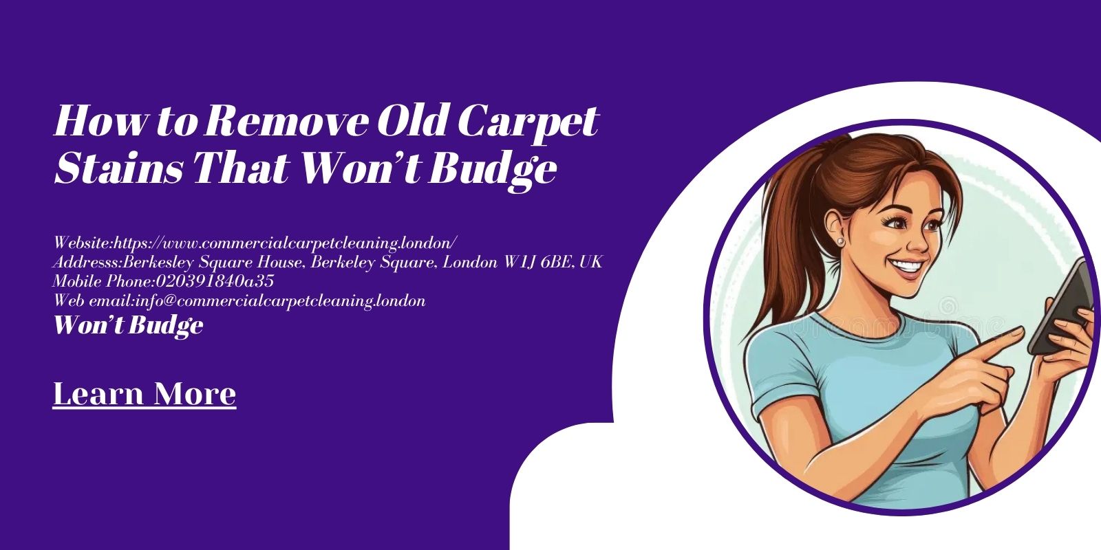 HOW TO REMOVE OLD CARPET STAINS THAT WON’T BUDGE