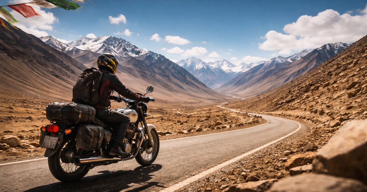 Srinagar Leh Manali Bike Trip from Delhi with Umling La and Hanle Route, Cost and Itinerary