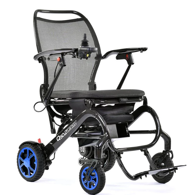 What is an electric folding wheelchair and how does it work?
