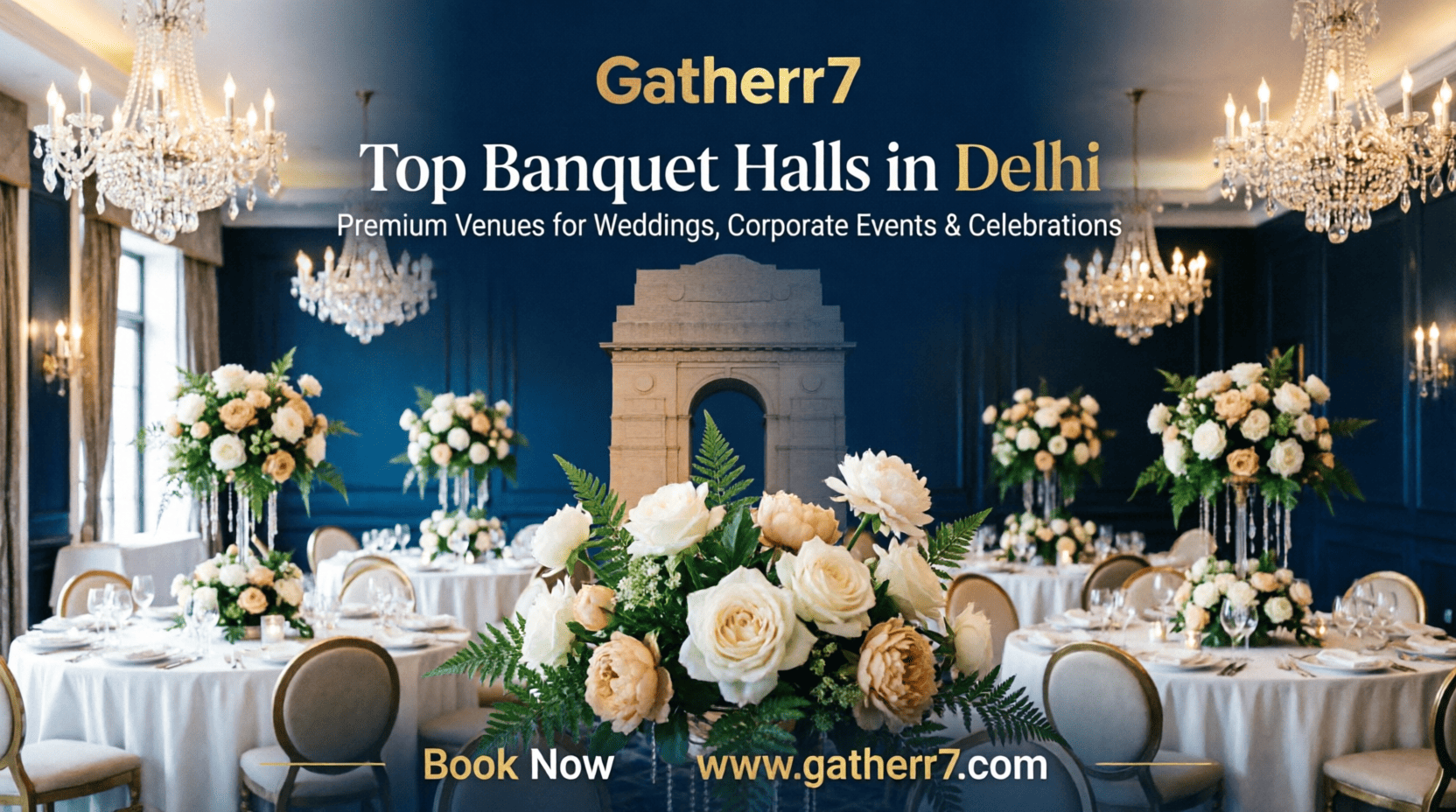 Gatherr7’s Top 10 Banquet Halls in Delhi for Every Celebration