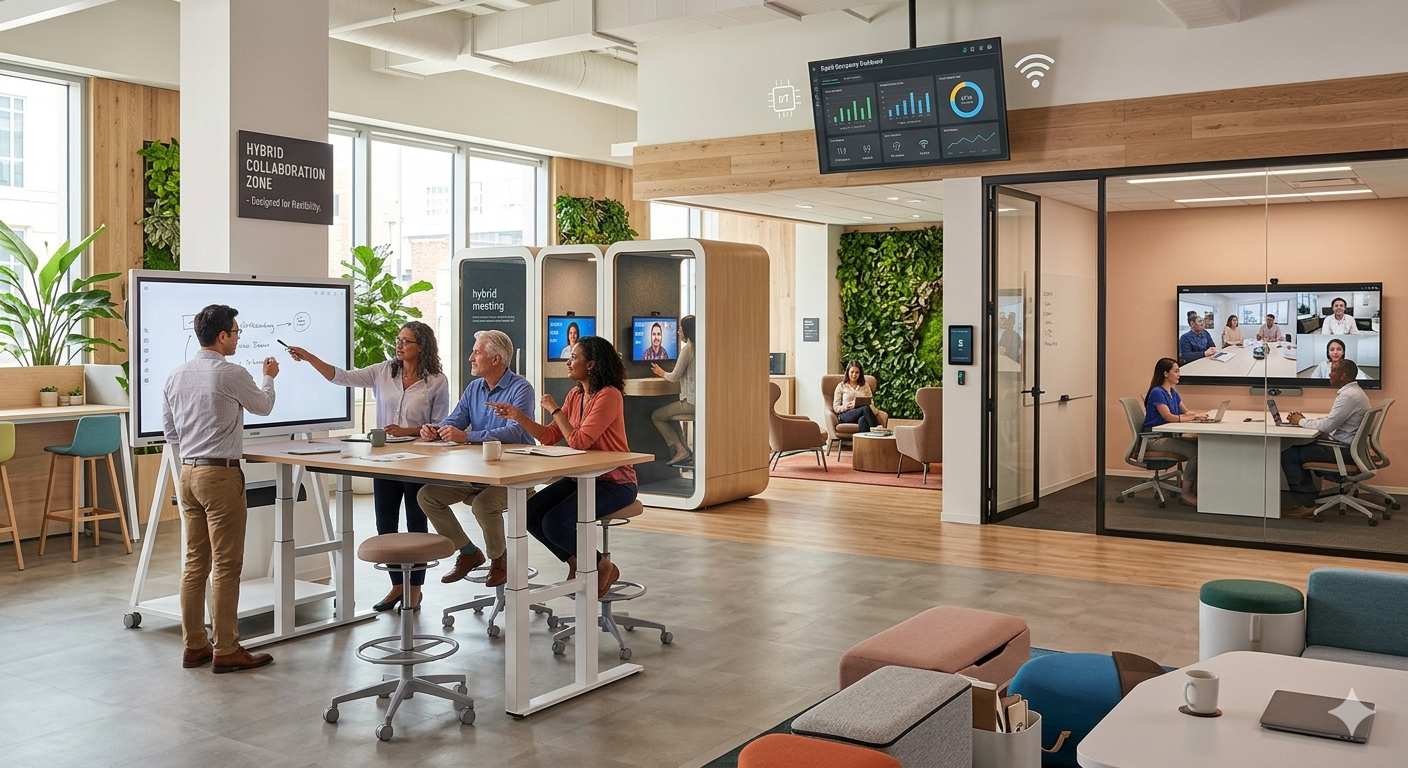 The Hybrid Office Shift: How to Redesign Your Workspace for a Workforce That’s Half-Remote