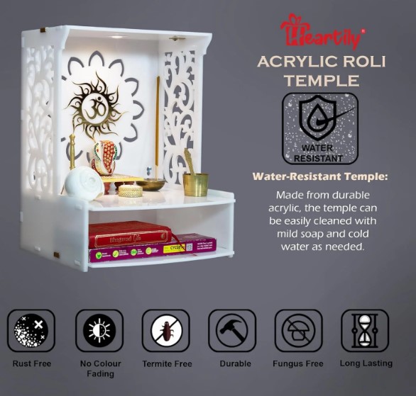Is it easy to install after I buy a pooja mandir online?