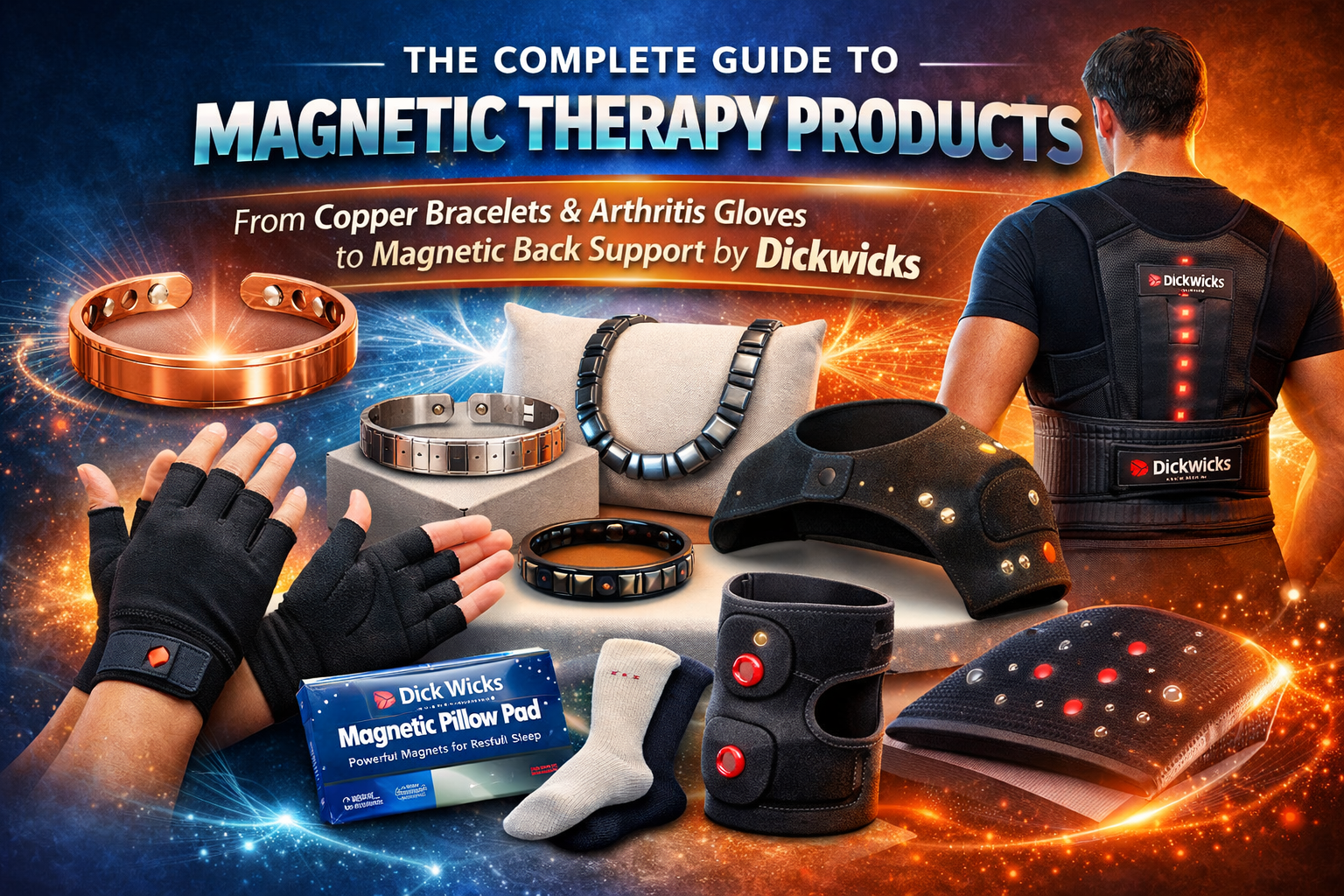 The Complete Guide to Magnetic Therapy Products: From Copper Bracelets & Arthritis Gloves to Magnetic Back Support by Dickwicks