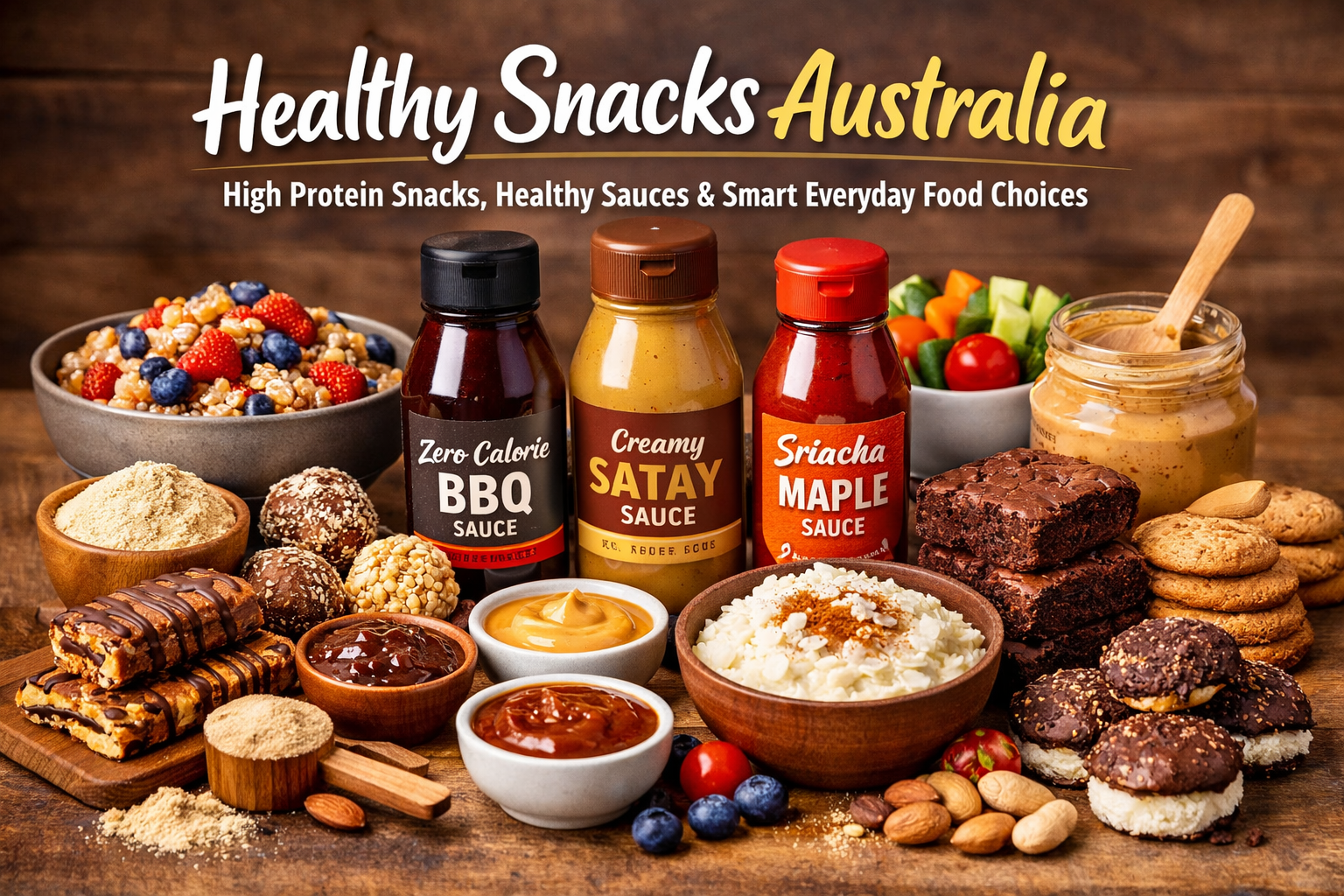 Healthy Snacks Australia: High Protein Snacks, Healthy Sauces & Smart Everyday Food Choices