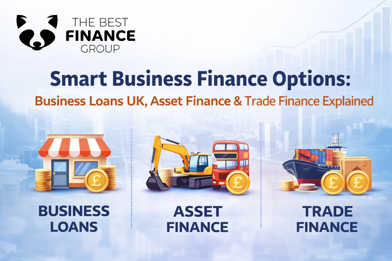 Smart Business Finance Options: Business Loans UK, Asset Finance & Trade Finance Explained
