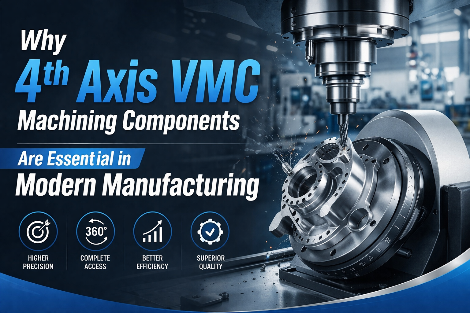 Why 4th Axis VMC Machining Components Are Essential in Modern Manufacturing