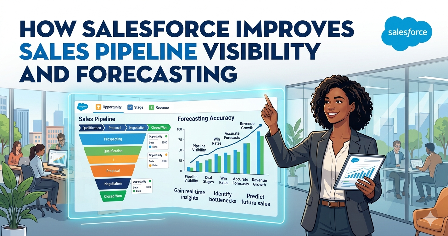 How Salesforce Improves Sales Pipeline Visibility and Forecasting