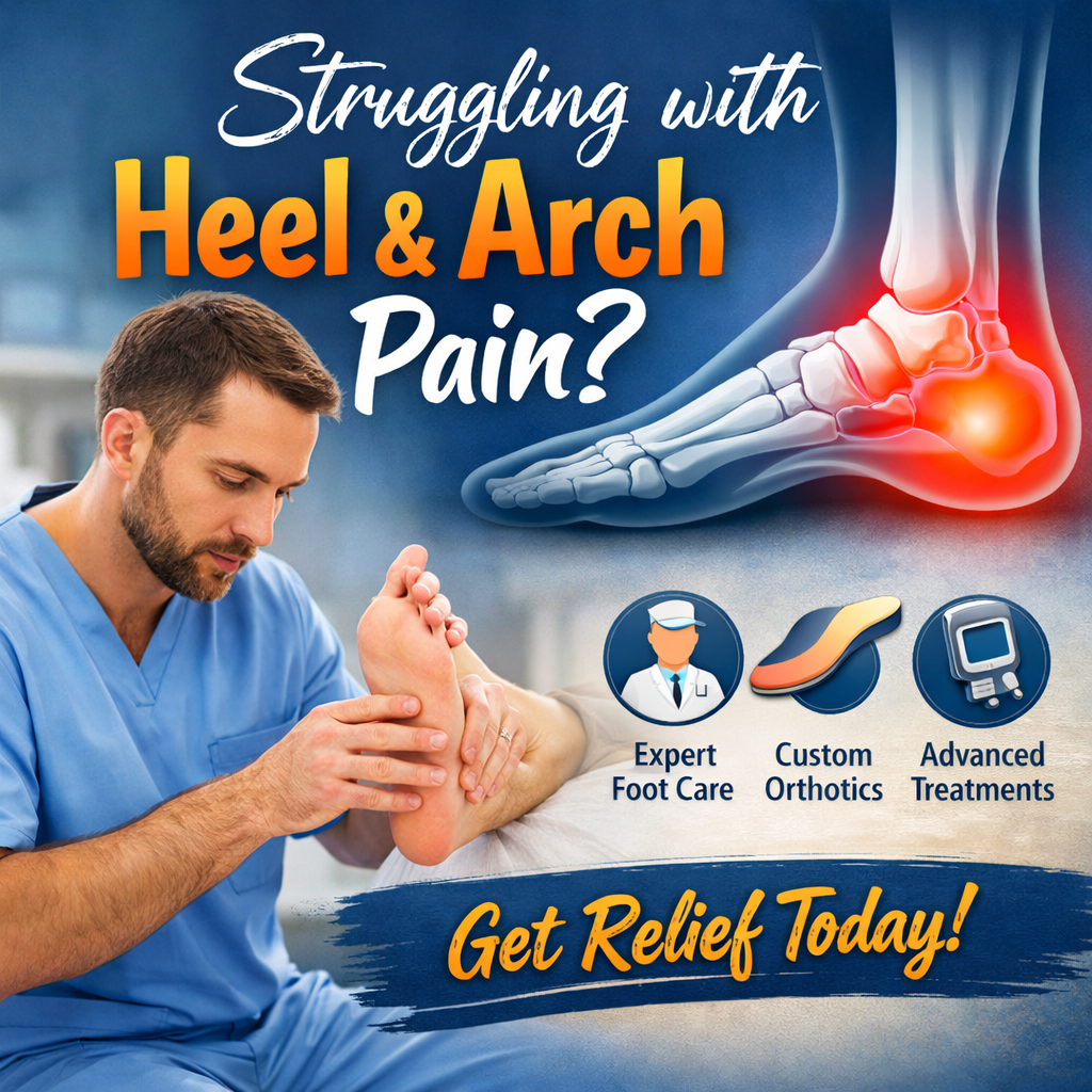 What Services Can You Expect from a Foot Doctor Near Palmdale for Heel and Arch Issues?