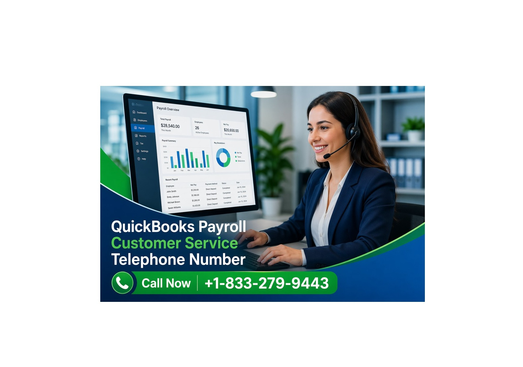 Get Fast Support via QuickBooks Payroll Customer Service Telephone Number