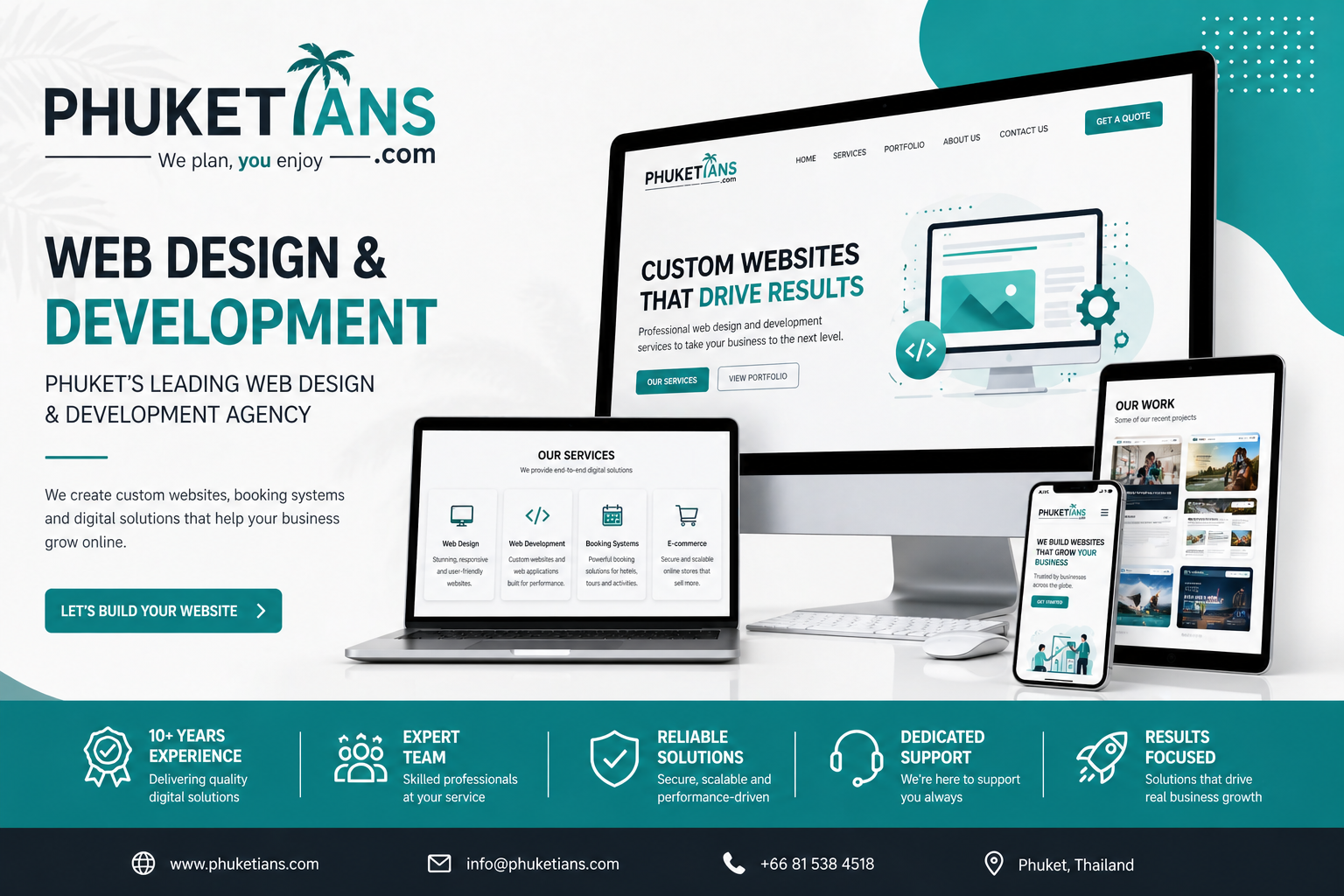 What a Phuket web designer brings to a Modern Business Website