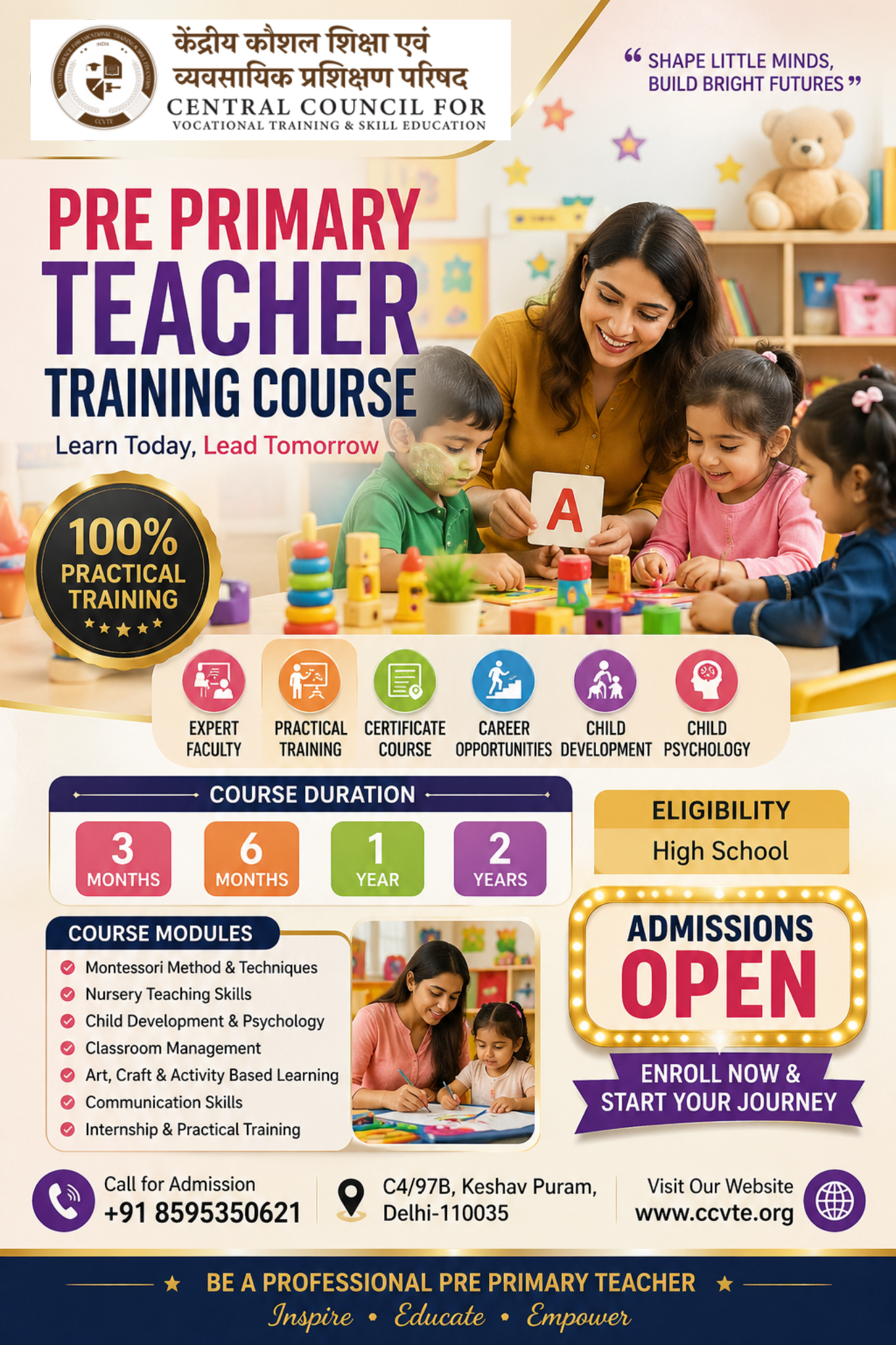 How a Pre Primary Teacher Training Course Prepares You for Teaching Success