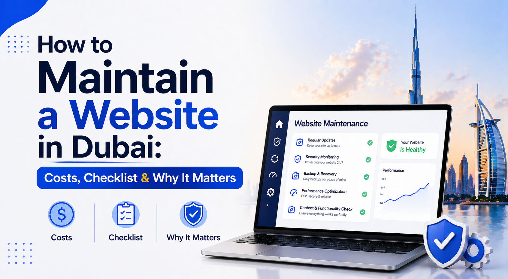 How to Maintain a Website in Dubai: Costs, Checklist & Why It Matters