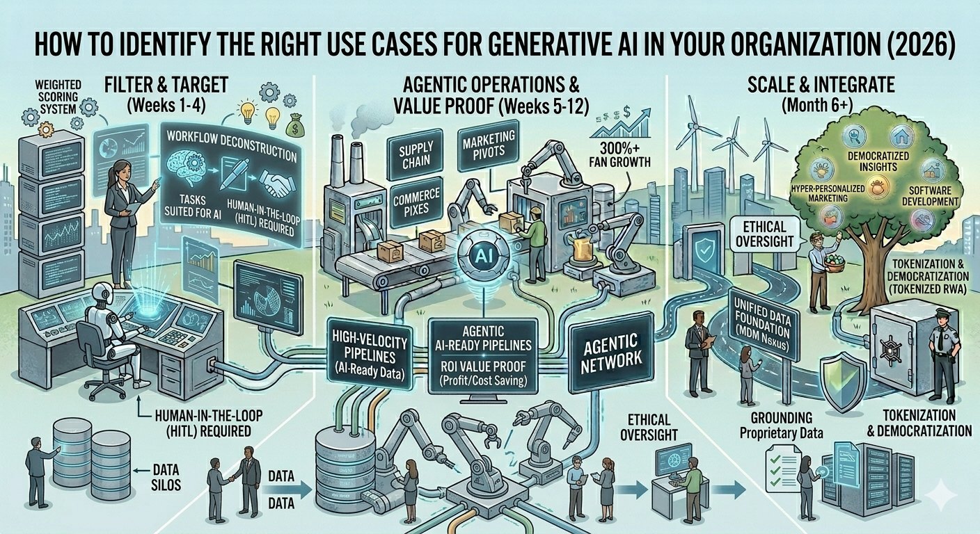 How to Identify the Right Use Cases for Generative AI in Your Organization