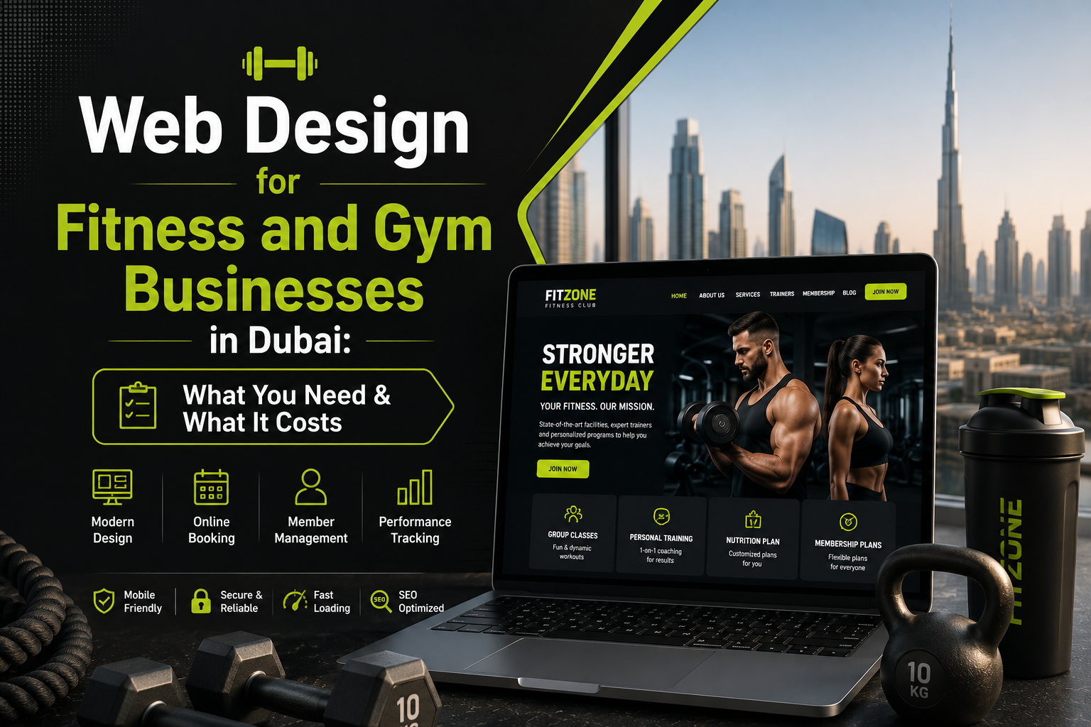 Web Design for Fitness and Gym Businesses in Dubai: What You Need & What It Costs