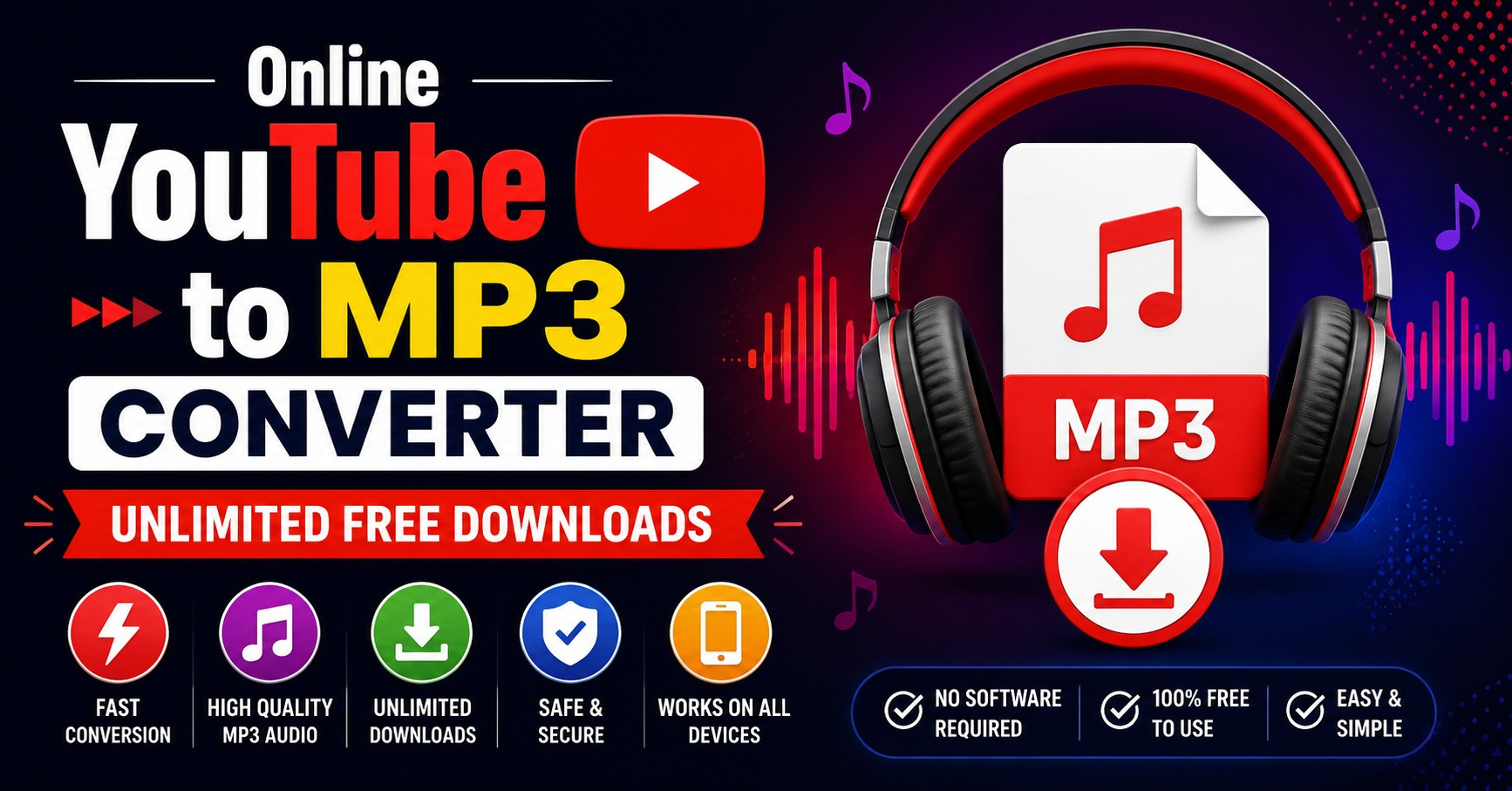 Online YouTube to MP3 Converter – Unlimited Free Downloads