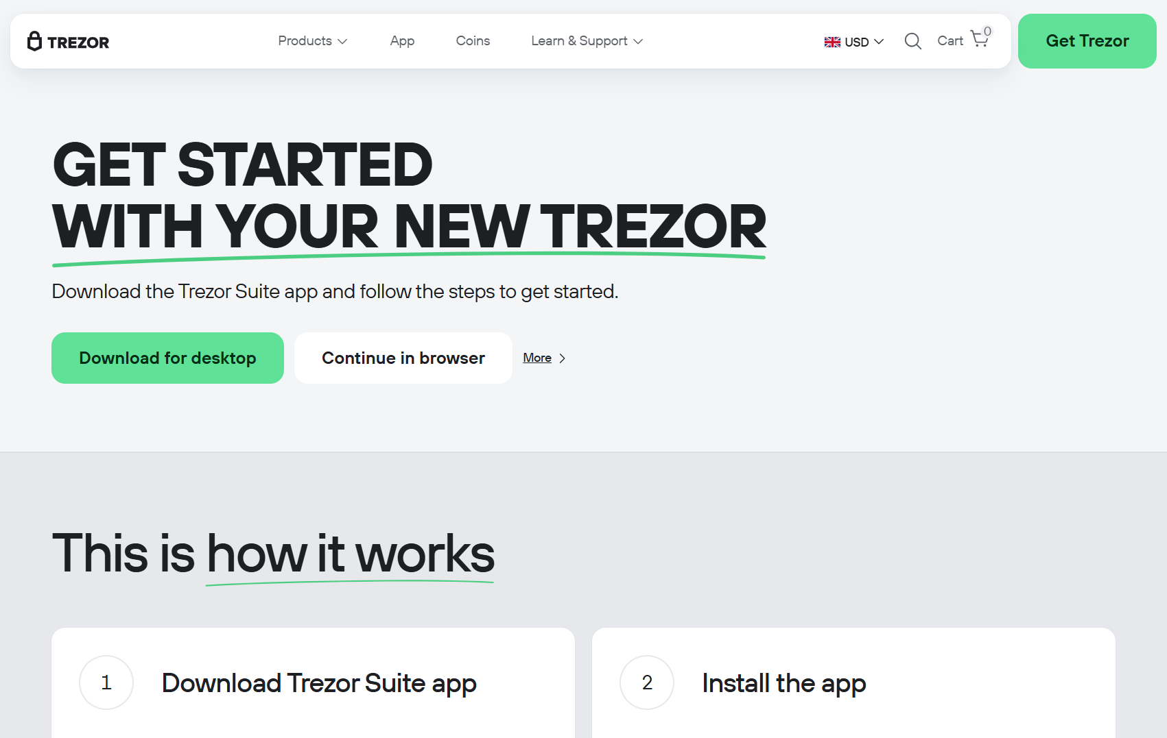 Trezor.io start | The #1 Advanced Hardware Wallet (Official)