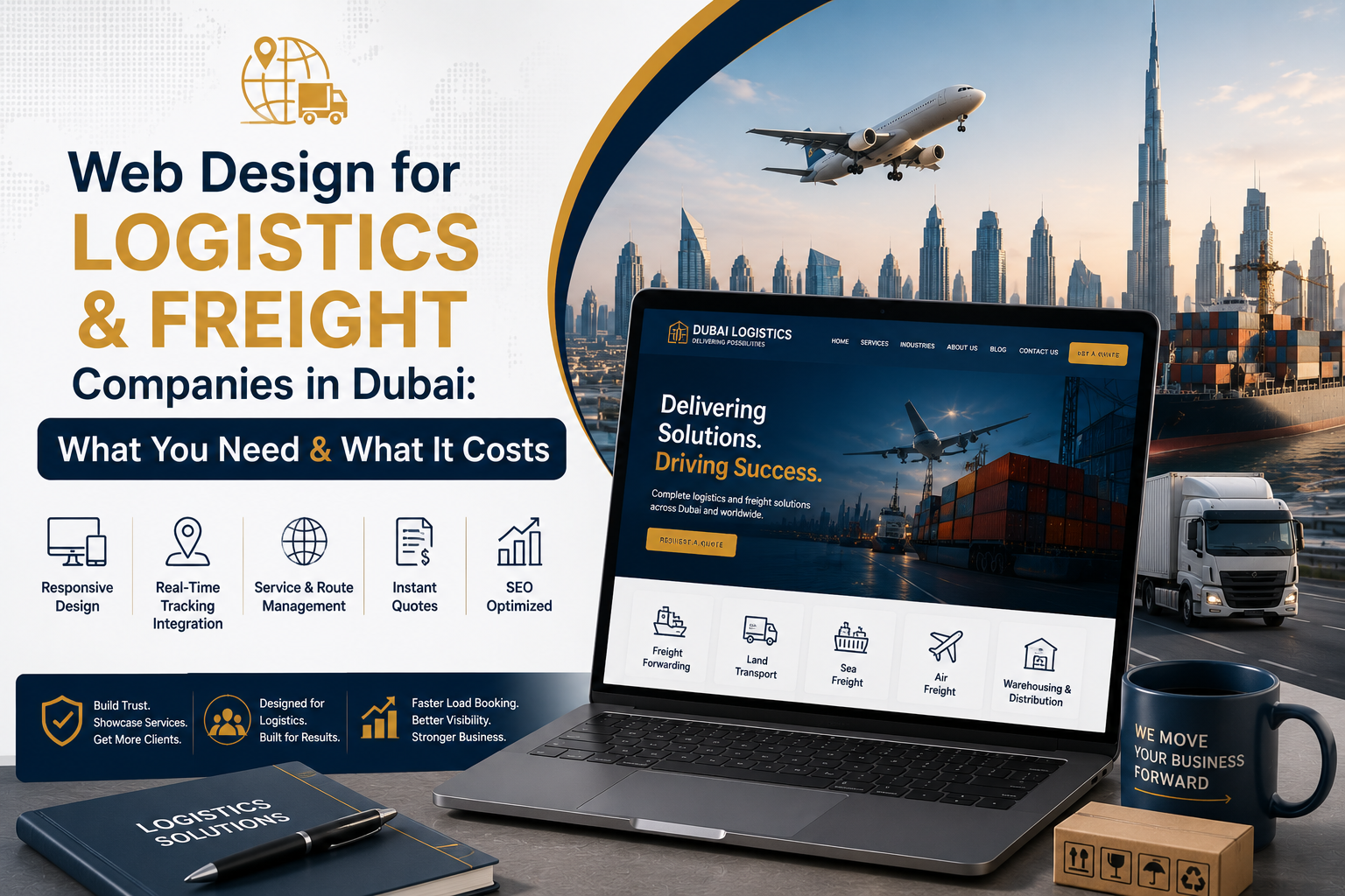 Web Design for Logistics and Freight Companies in Dubai: What You Need & What It Costs