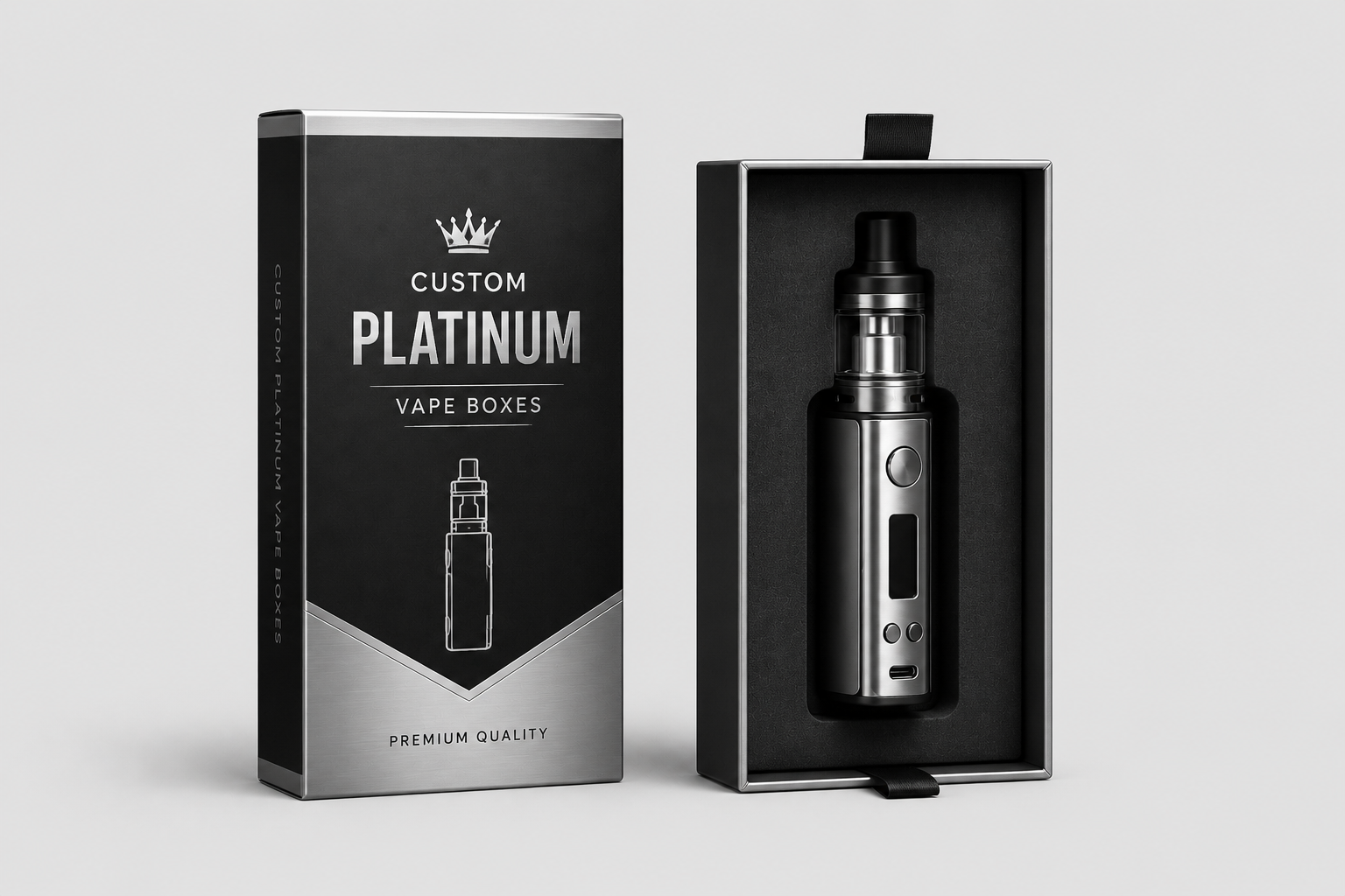 Custom Platinum Vape Boxes: Clean Packs That Build Trust