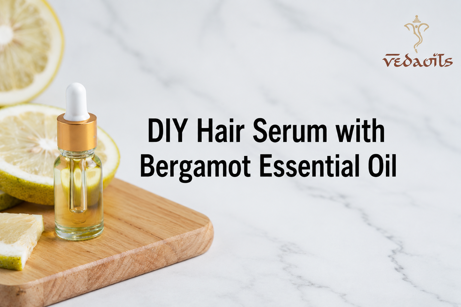 DIY Hair Serum with Bergamot Essential Oil
