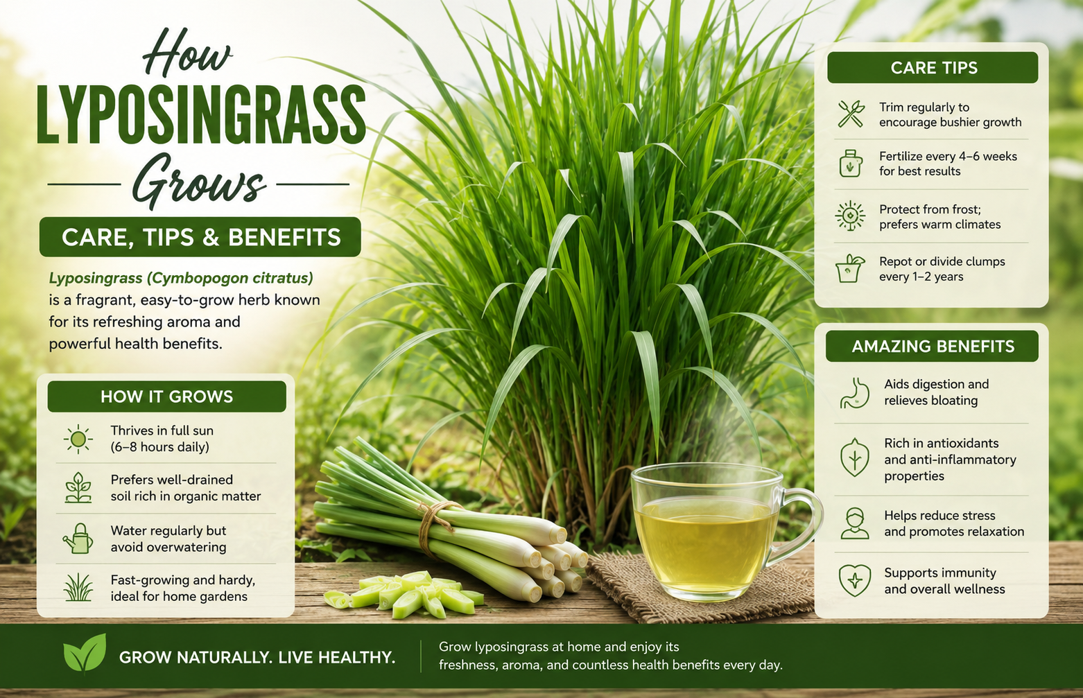 How Lyposingrass Grows: Care, Tips & Benefits
