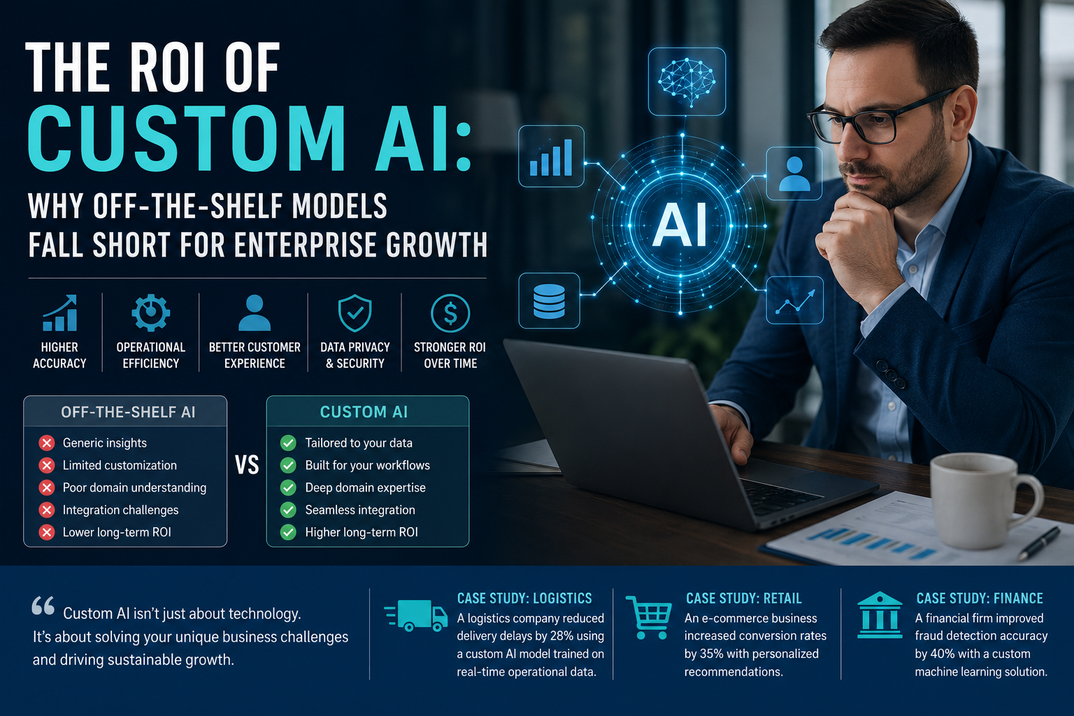 The ROI of Custom AI: Why Off-the-Shelf Models Fall Short for Enterprise Growth