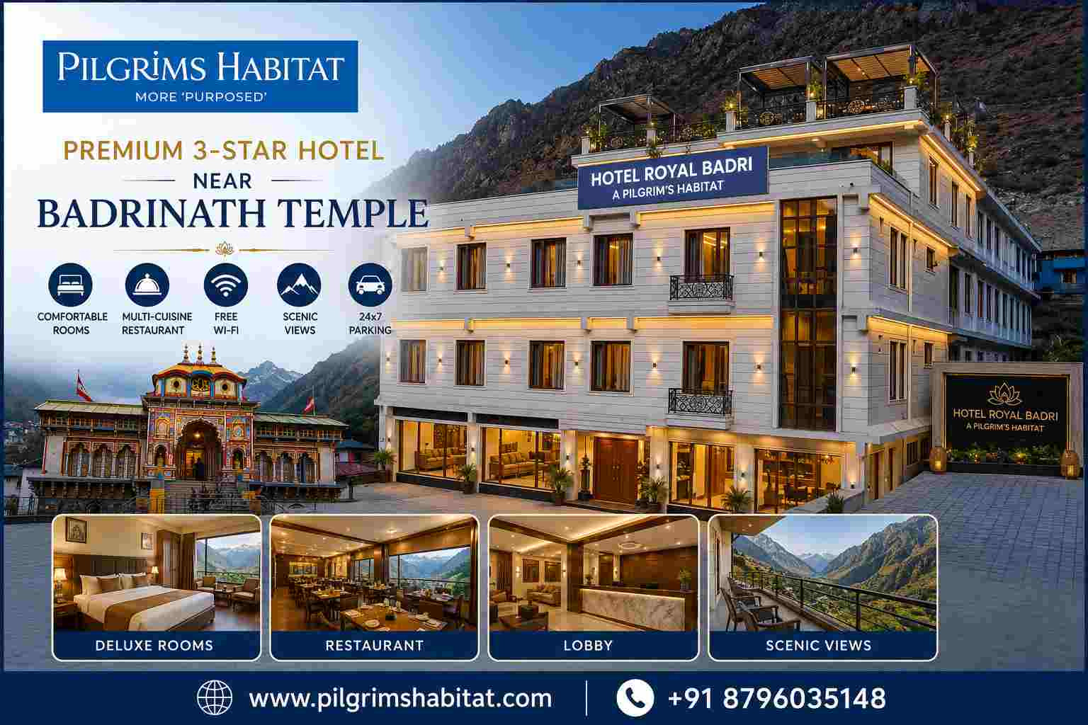 Premium 3-Star Hotel Near Badrinath Temple